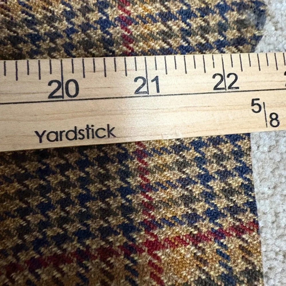 Brooks Brothers Mens 41R Wool Cashmere Blazer Tan Plaid Tweed Sport Coat Italy